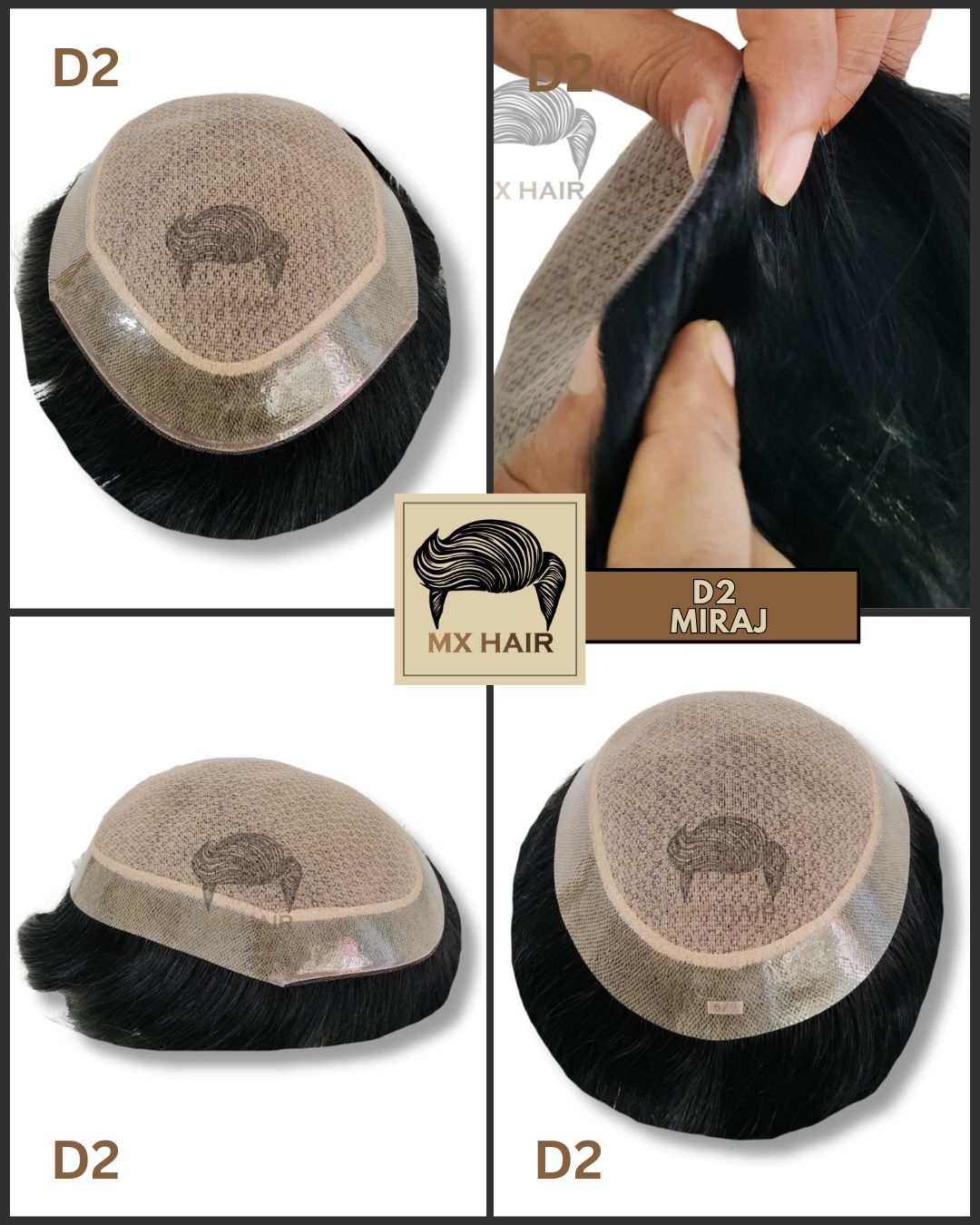 D2 Miraj hair Patch for Gent